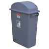 STANA  65 LTR. Waste bin with swing lid grey